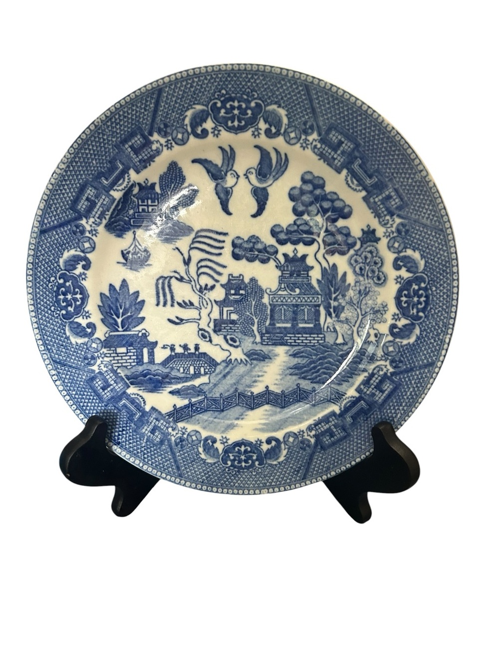 Blue Willow Plate ~ House Of Blue Willow ~ Vintage ~ 9"Wide x 1"Deep